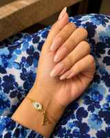 Grace Evil Eye Personalised Adjustable Bracelet Lumba