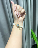 Personalised Classic Pearl Polki Charm Rakhi/Bracelet