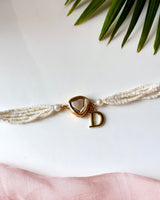 Personalised Classic Pearl Polki Charm Rakhi/Bracelet