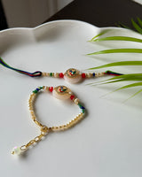 Peacock Rakhi lumba set of 2