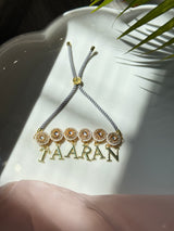 Personalised Name Band with hanging initials