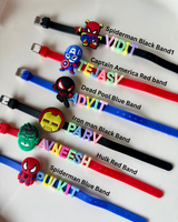 Personalised Kids Character Name Rakhi Bands